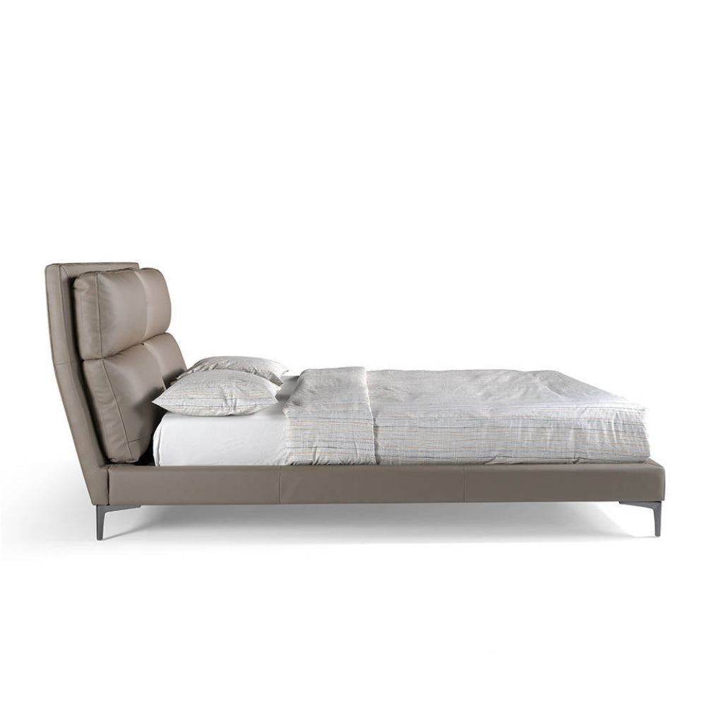 Cama tapizada con estructura roble B565 3
