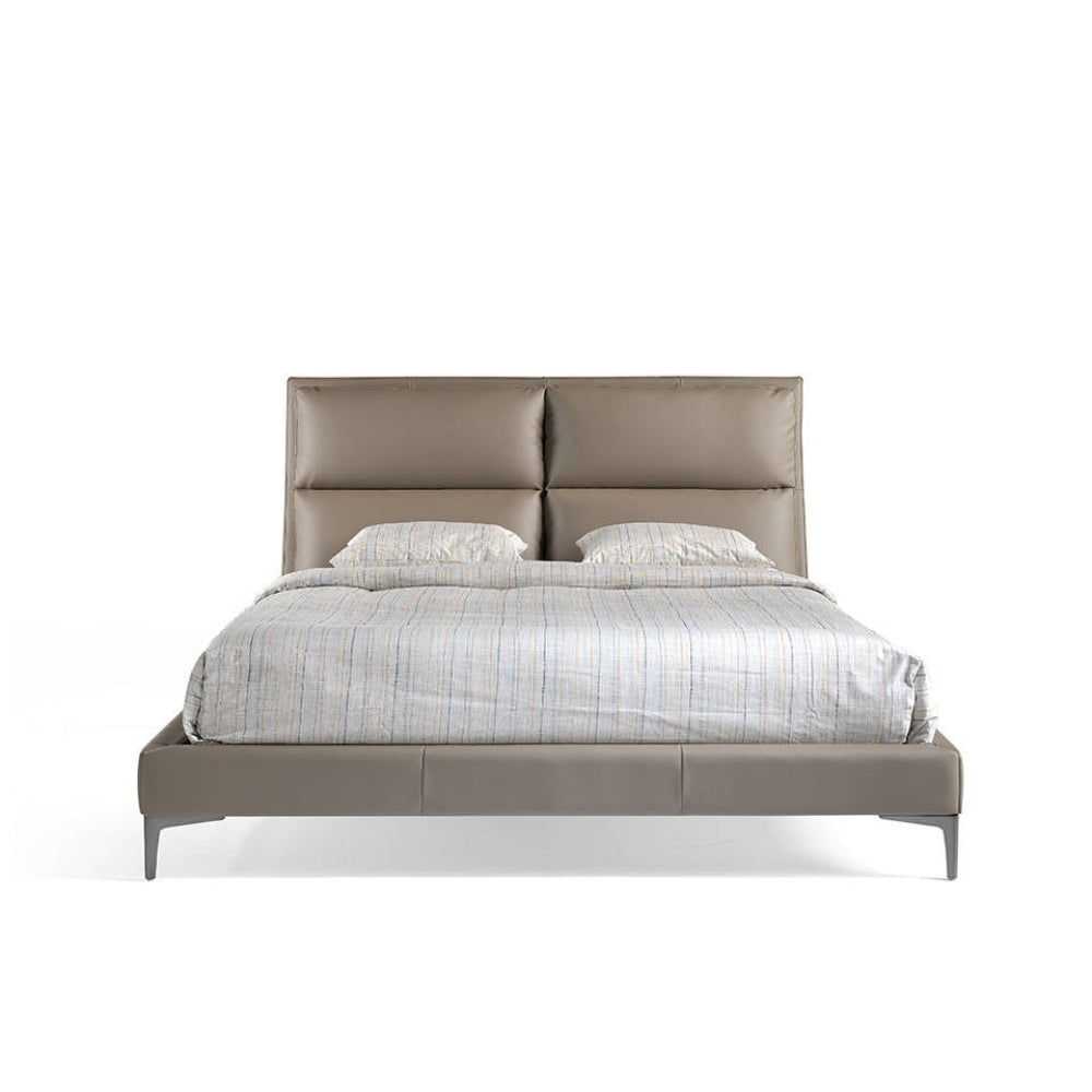 Cama tapizada con estructura roble B565 4