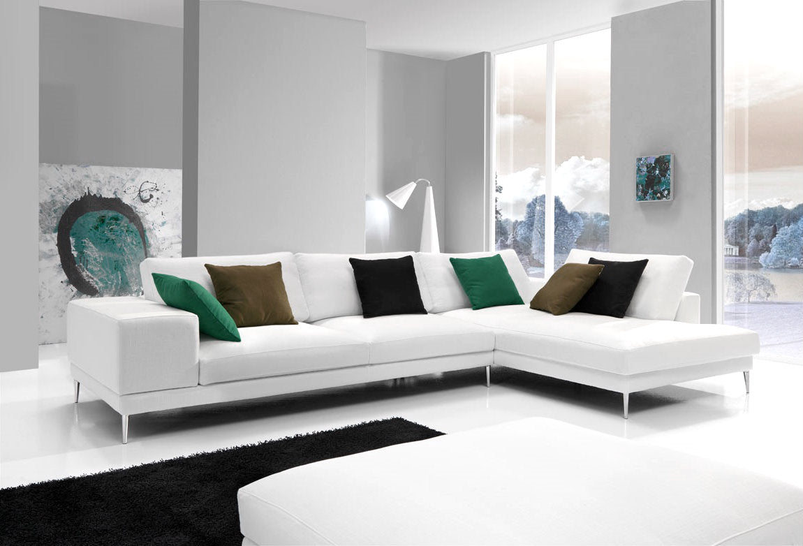 Chaiselongue Rincón de diseño con pata alta modelo CALPE