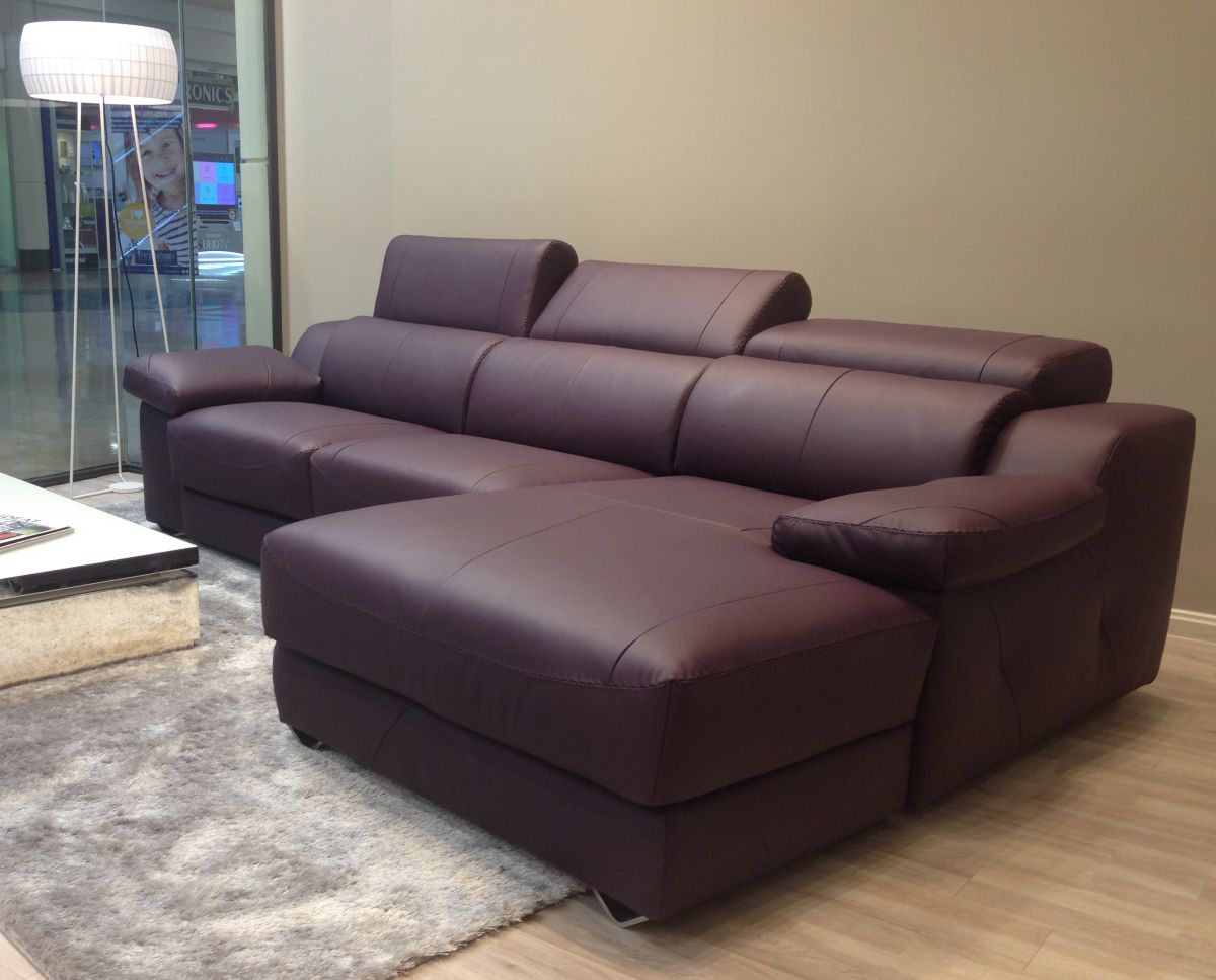 Chaiselongue de piel modelo DESLIZ