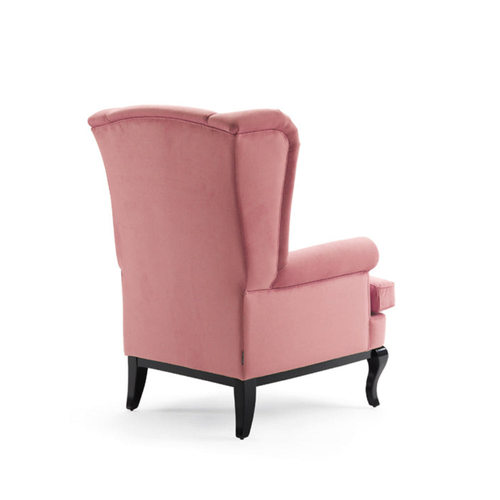 Sillón orejero modelo DANUBIO con opción de pouf