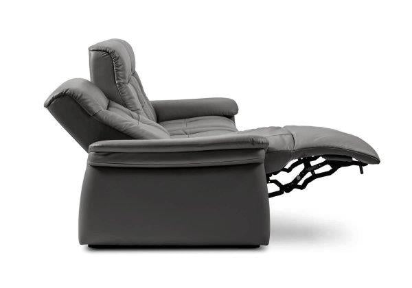 Sofa Stressless modelo MARY con asientos motorizados en piel paloma