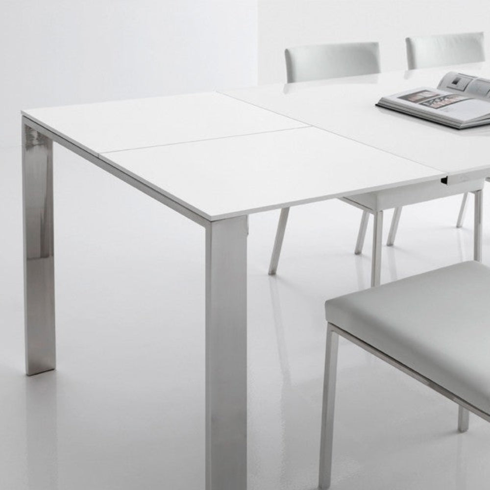 Mesa Comedor Extensible Acero vista 3 Sidivani