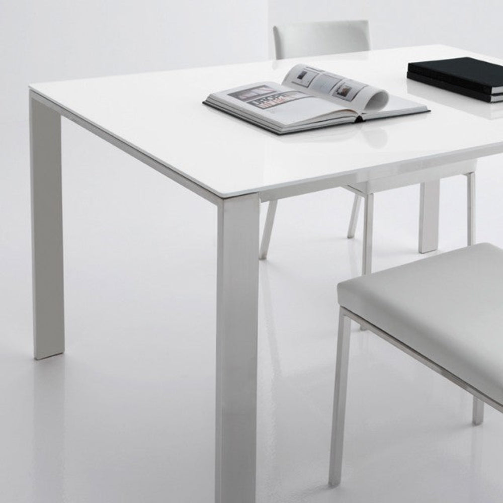 Mesa Comedor Extensible Acero vista 4 Sidivani