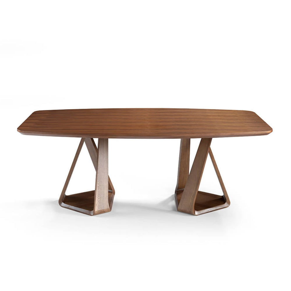 Mesa Comedor Doble Base Colección Elegance