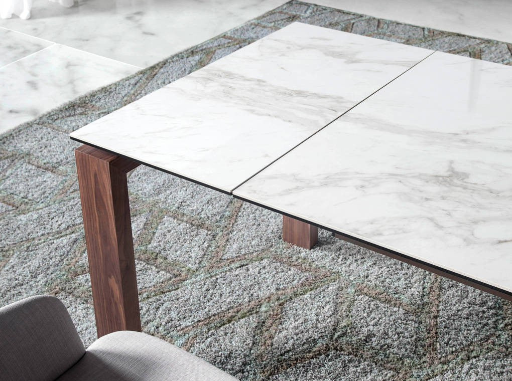 Mesa comedor Tapa Mármol Extensible colección Elegance