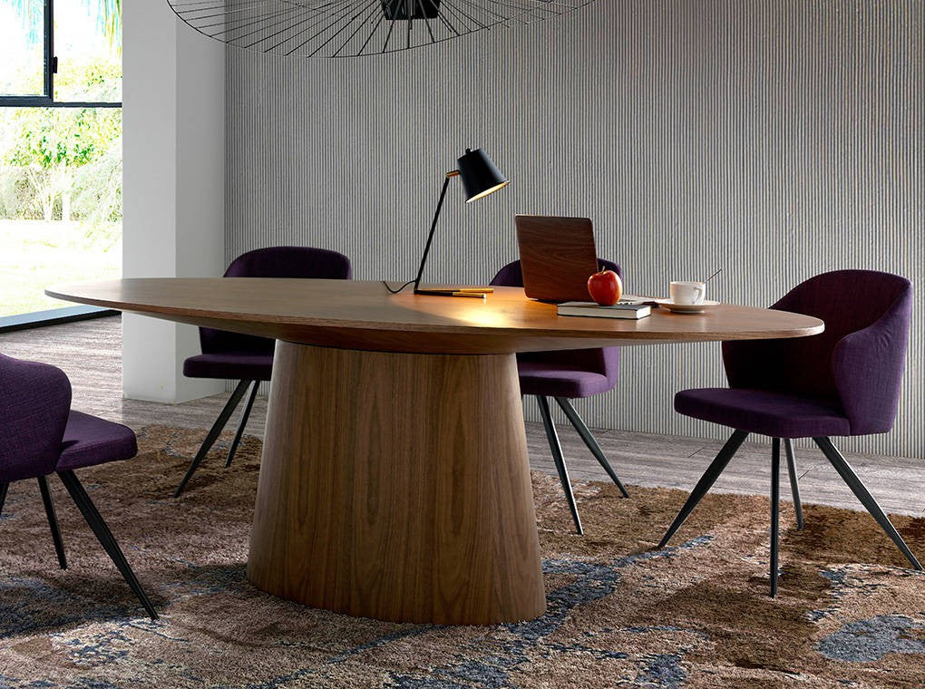 Mesa Comedor Ovalada Colección Elegance