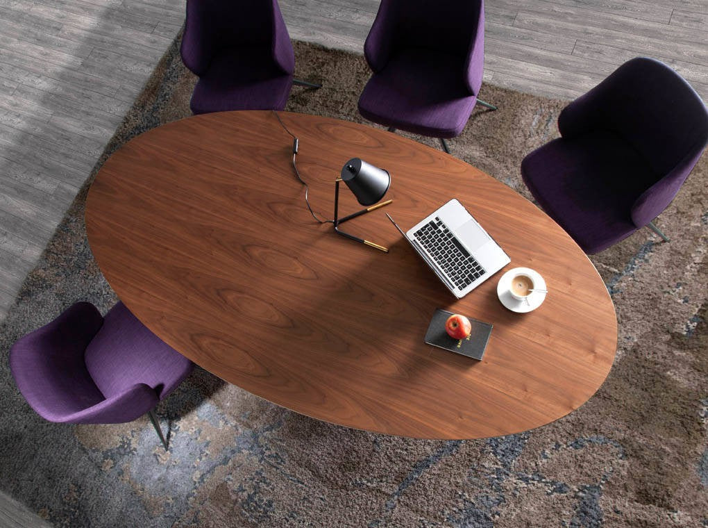 Mesa Comedor Ovalada Colección Elegance