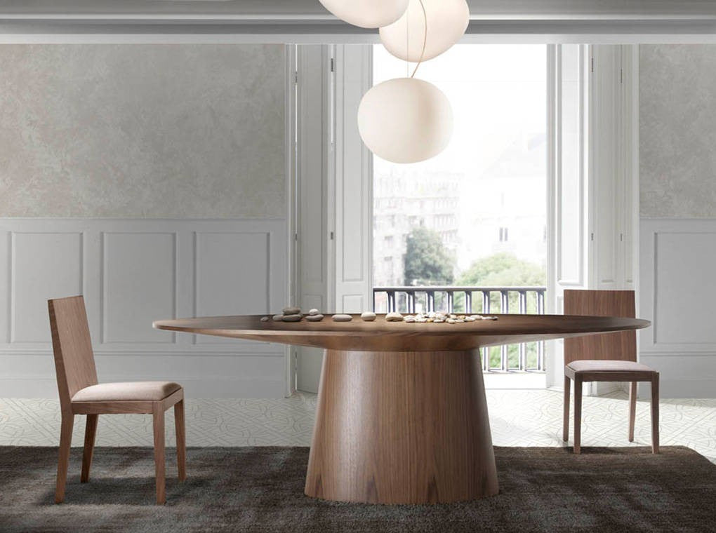 Mesa Comedor Ovalada Colección Elegance