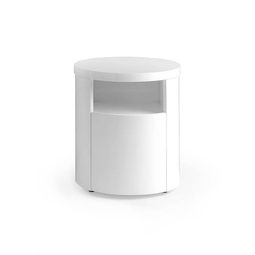 Mesita de Noche Cajón Oculto Colección Elegance
