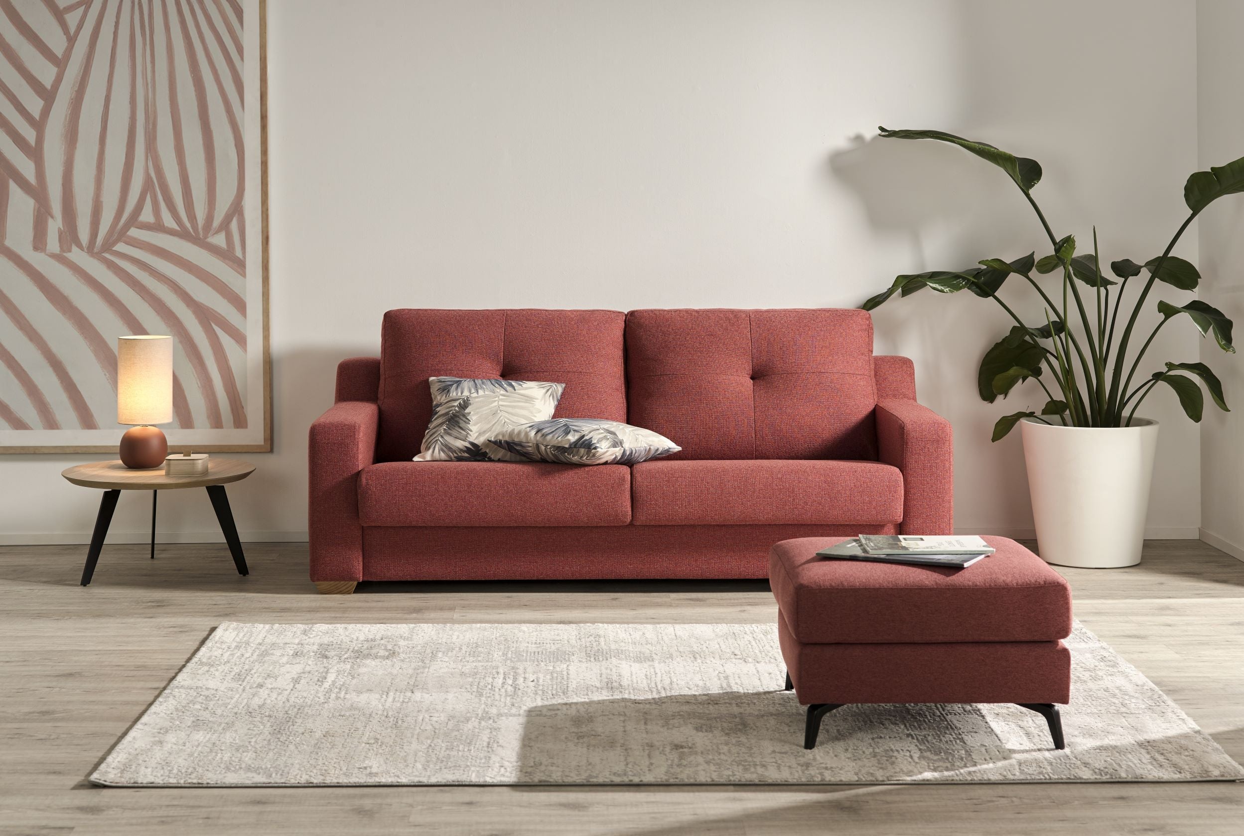 Sofá cama de diseño con sistema Italiano modelo MICHIGAN