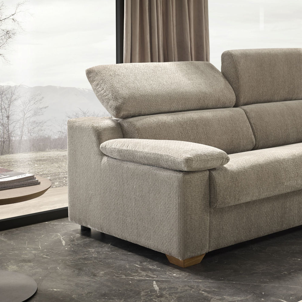 Sofá cama de diseño con sistema Italiano modelo ORMOND