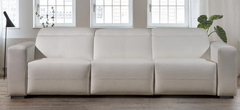 Sofá de 3 asientos modelo RUGGIANI en piel