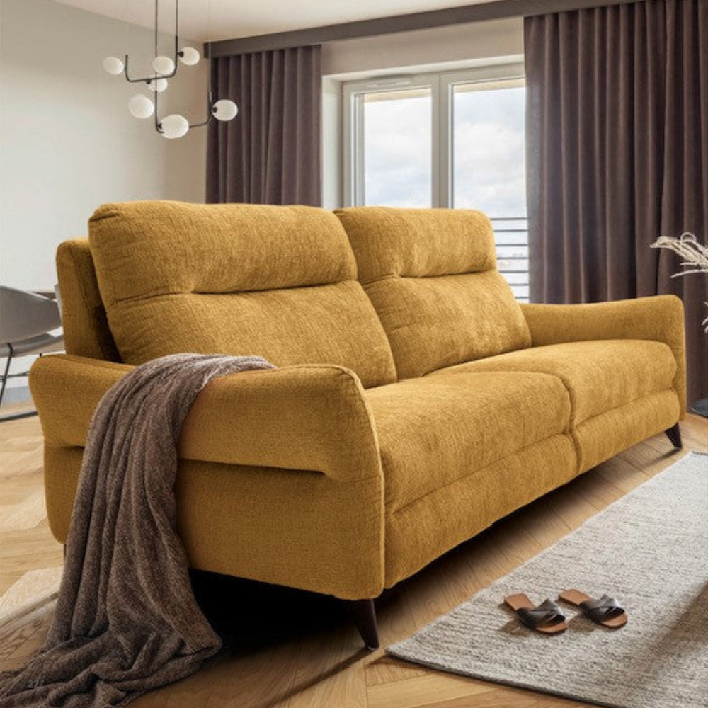 sofa relax modelo taormina en un salón de estolo moderno disponible en Sidivani