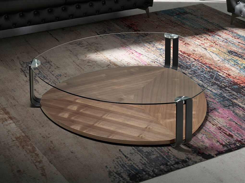 Mesa centro Triangular colección Elegance