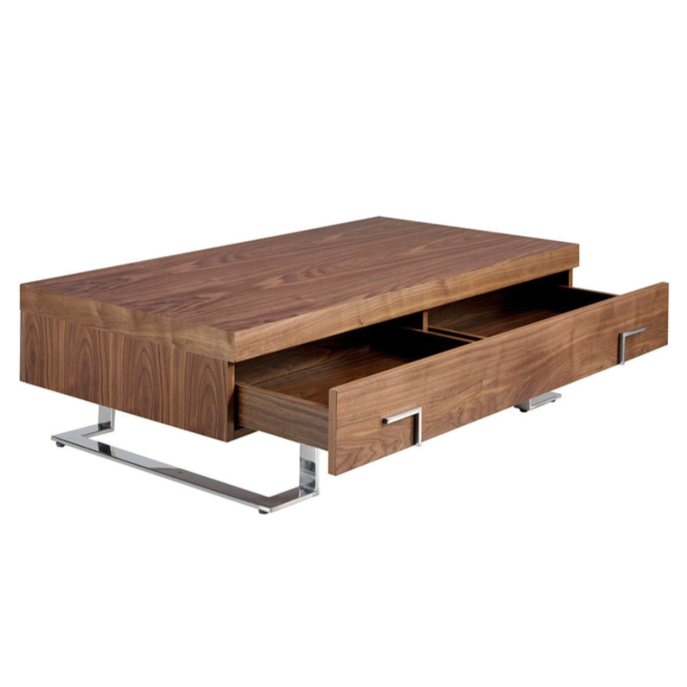 Mesa centro con Cajón Compartimentos Colección Elegance