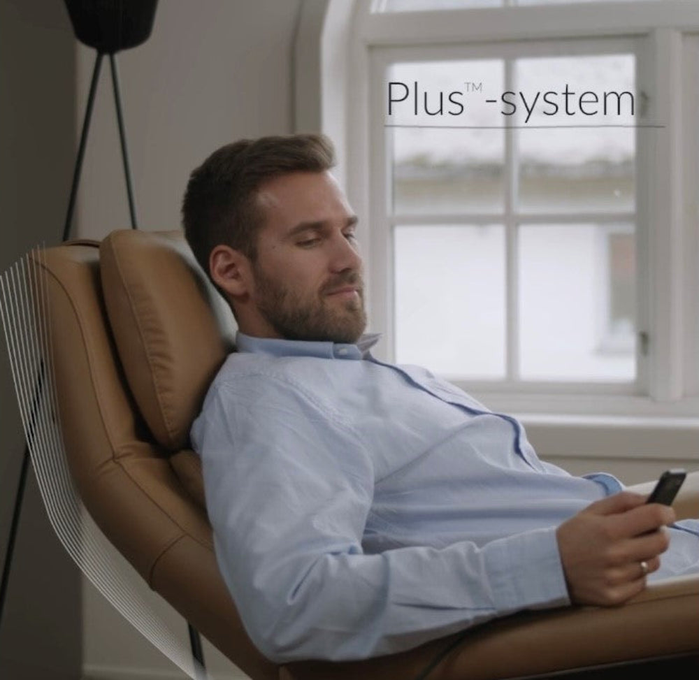 Sillón modelo SAM WOOD Pie Disc Plus™ System Power™ con calefacción piel Paloma