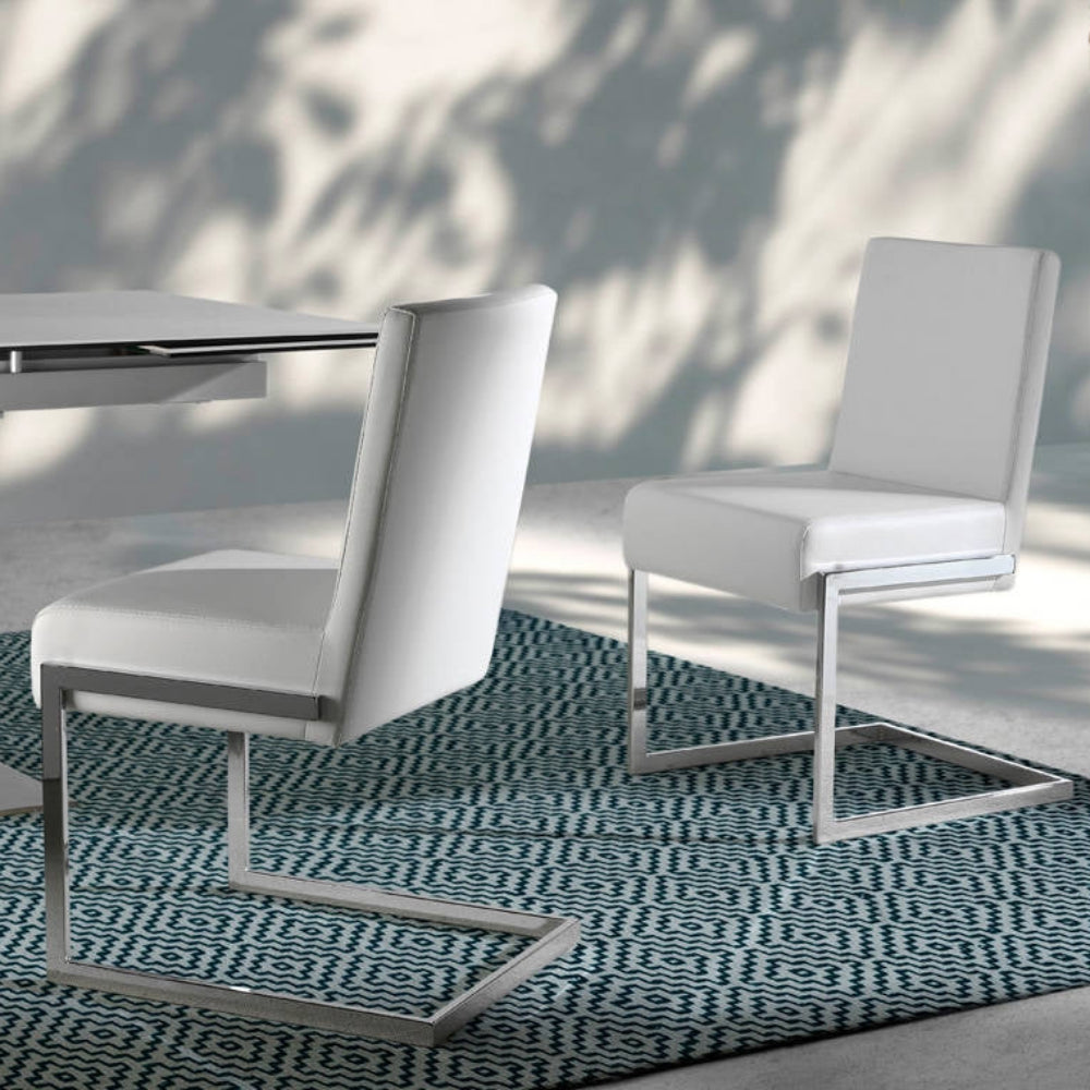 Silla Comedor colección Elegance Acero
