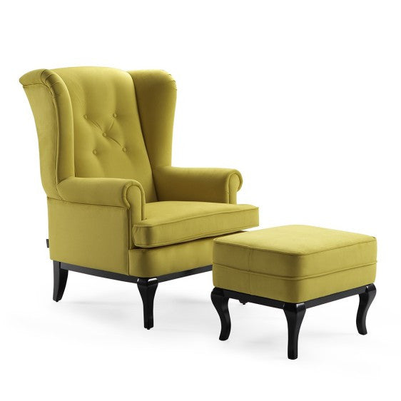 sillon orejero clasico con capitone
