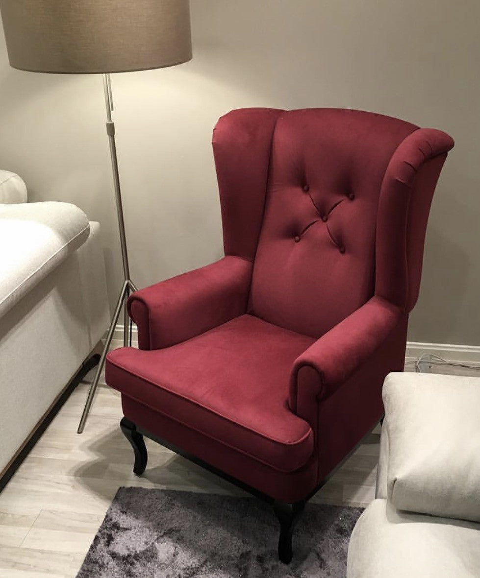 Sillón orejero clasico modelo DANUBIO