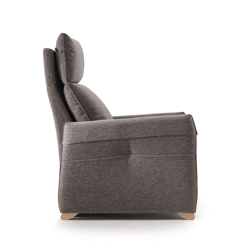 Sillón relax modelo TALÍN en tela antimanchas