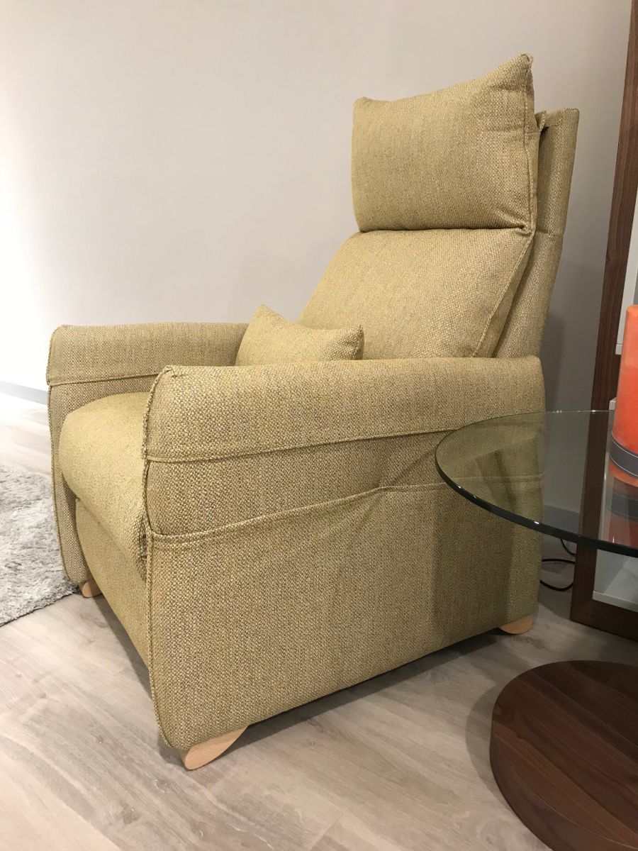 Sillón relax modelo TALÍN en tela antimanchas