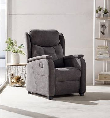 Sillón relax eléctrico ( 1 motor ) modelo TREBOL en tela