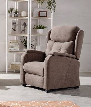 Sillón relax eléctrico Power Lift ( 1 motor ) modelo TREBOL en tela