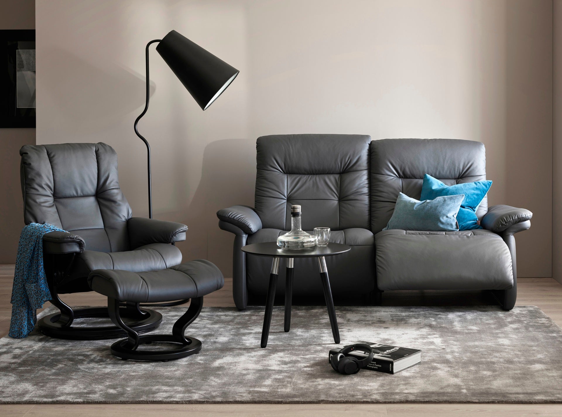 Sofa Stressless modelo MARY con asientos motorizados