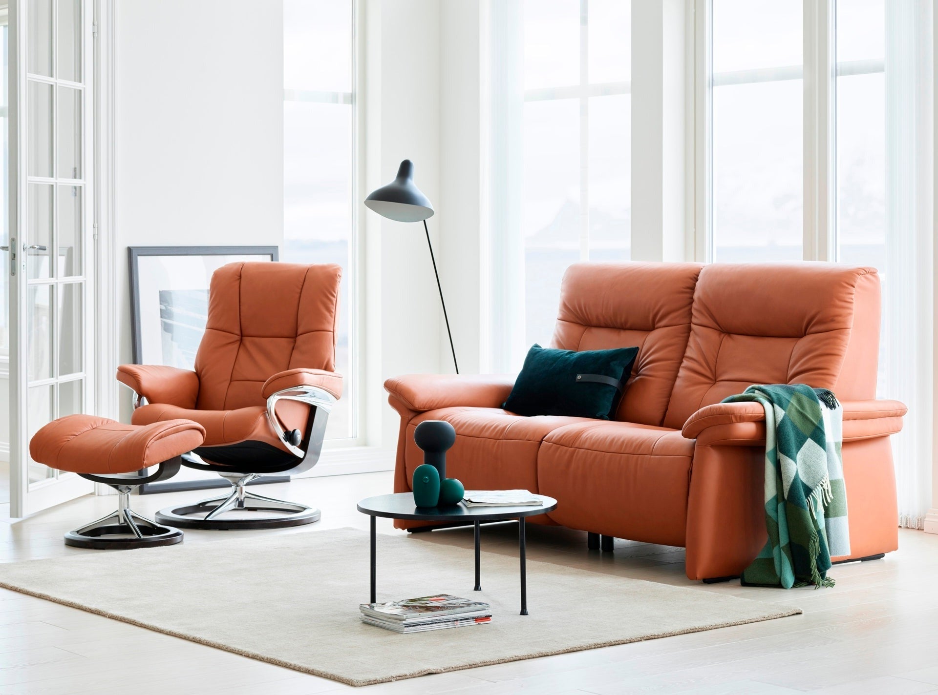 Sofa Stressless modelo MARY con asientos motorizados
