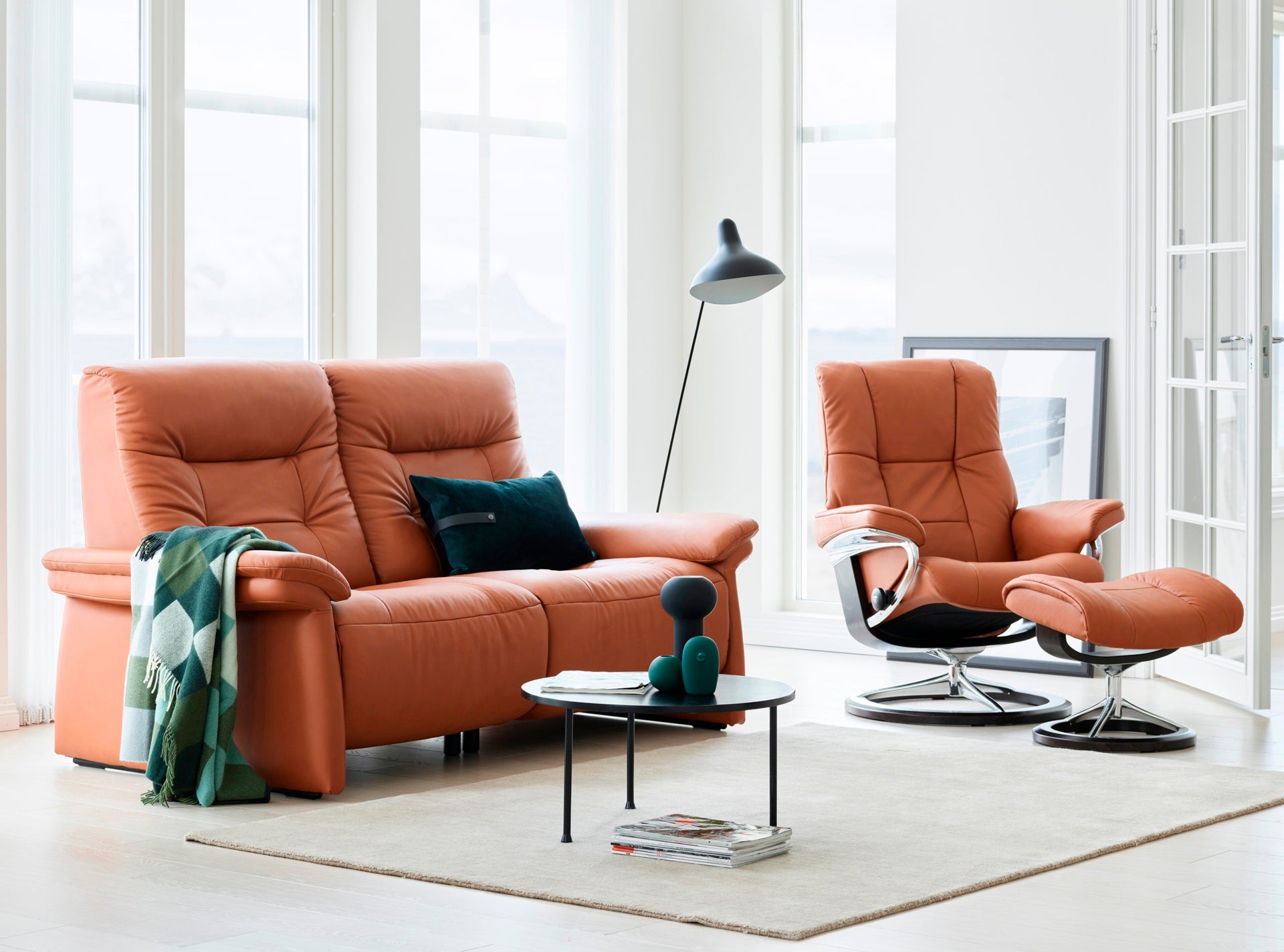 Sofa Stressless modelo MARY con asientos motorizados
