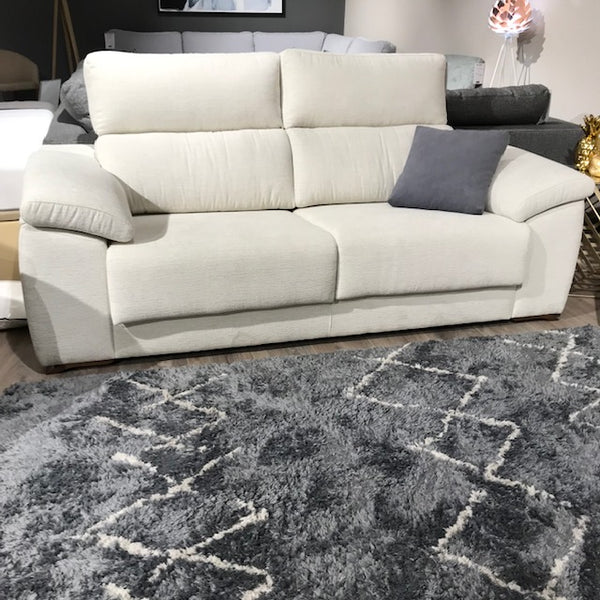 Sofa 3 plazas barato modelo VELLS en tela AQUACLEAN