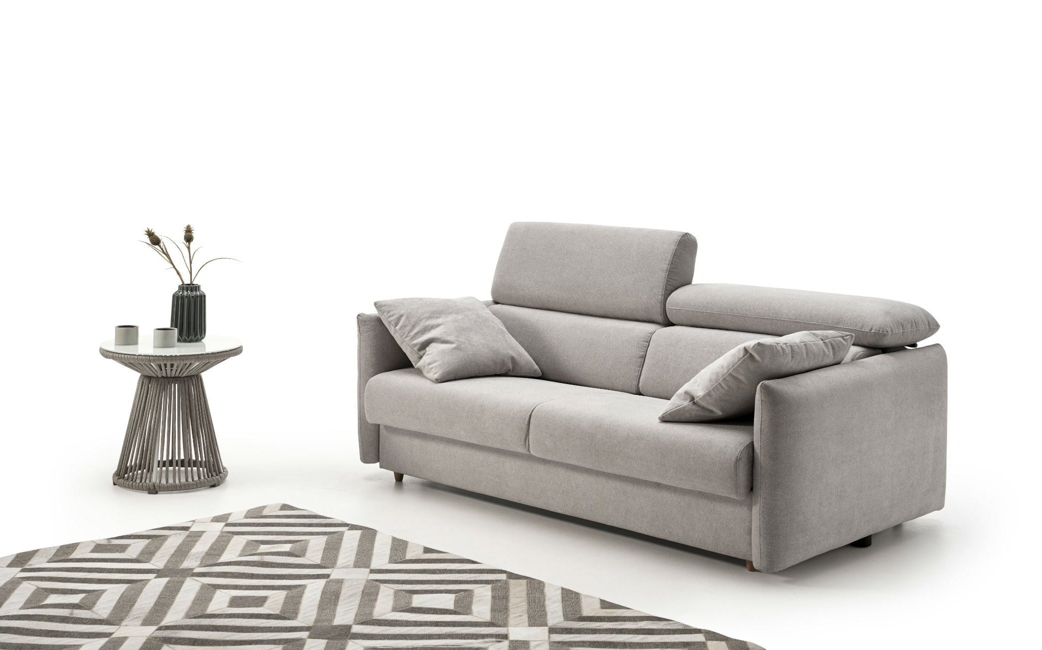 Sofá cama modelo TÍVOLI con sistema de apertura Italiano