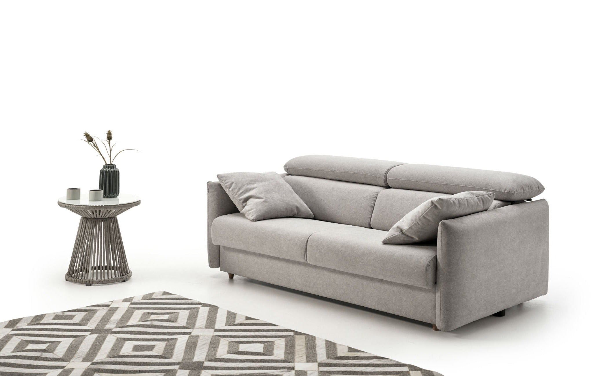 Sofá cama modelo TÍVOLI con sistema de apertura Italiano