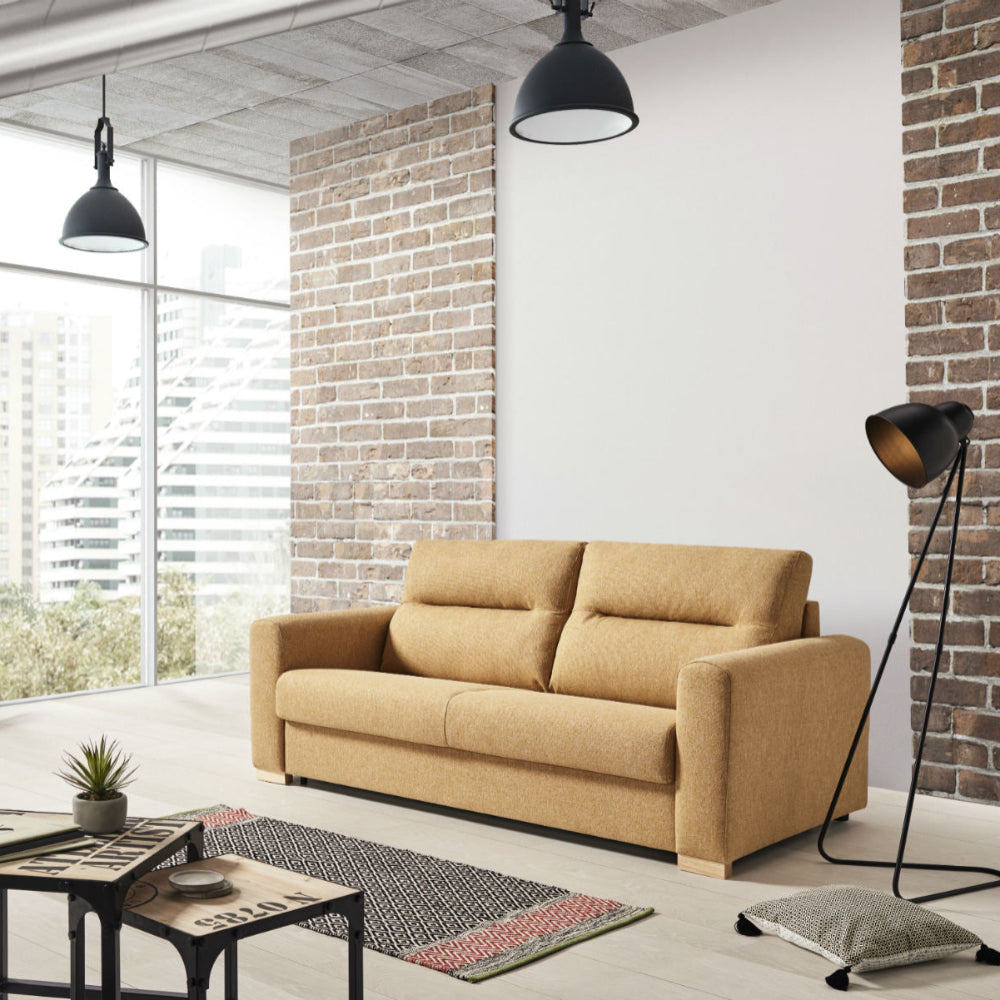 Sofa Cama italiana amarillo
