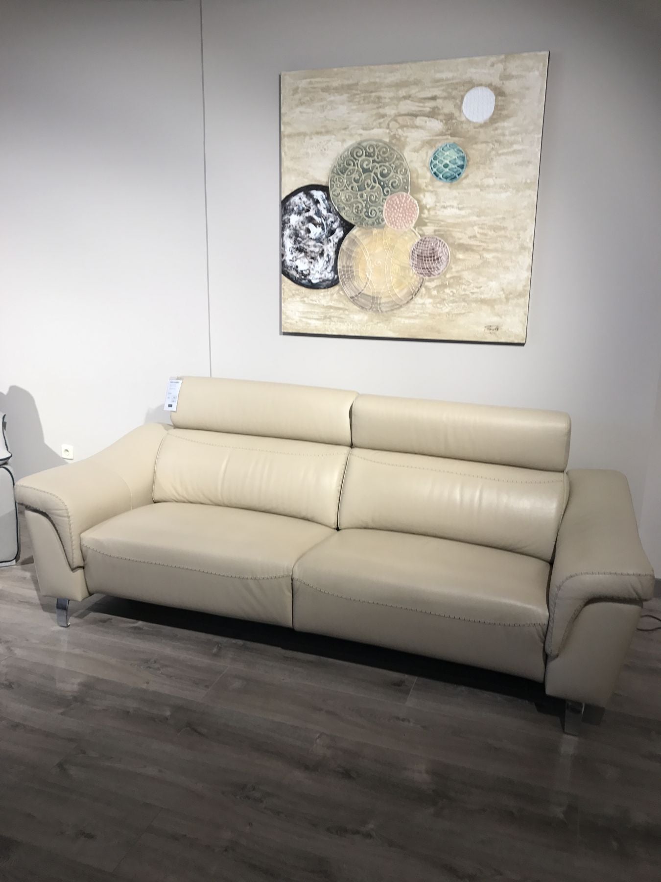 Sofá de piel modelo PADOVA