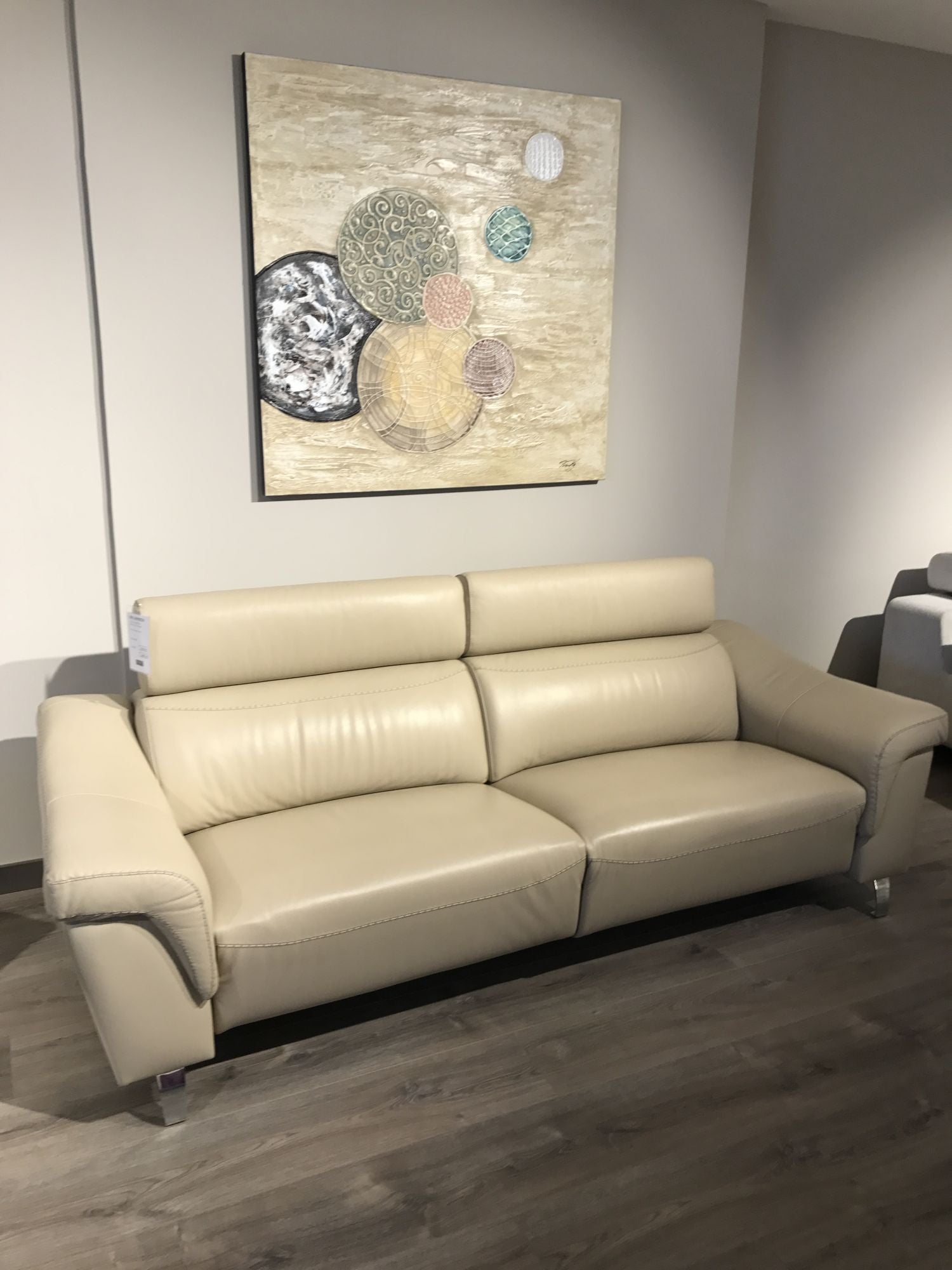 Sofá de piel modelo PADOVA