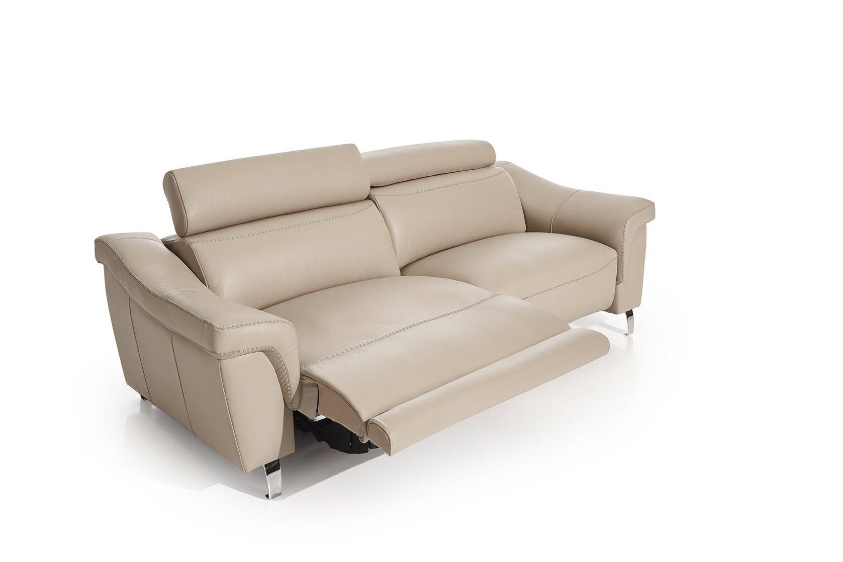 Sofá relax de diseño modelo PADOVA en piel