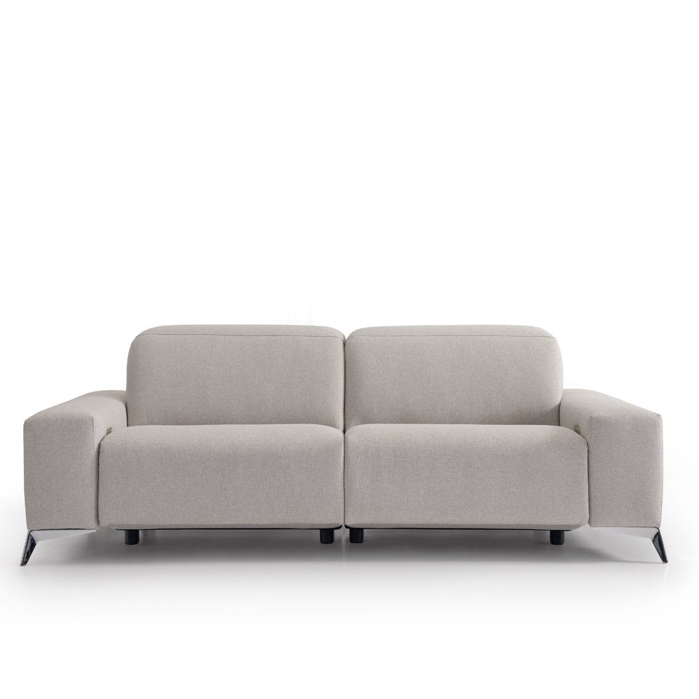 Sofa de diseño modelo LAGOH con asientos relax y cabezales electricos