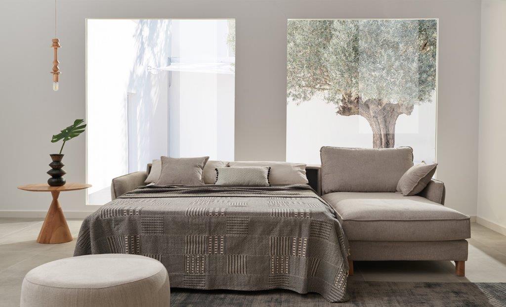Chaiselongue cama de diseño nórdico modelo LITCHY en Aquaclean
