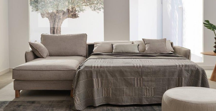Chaiselongue cama de diseño nórdico modelo LITCHY en Aquaclean
