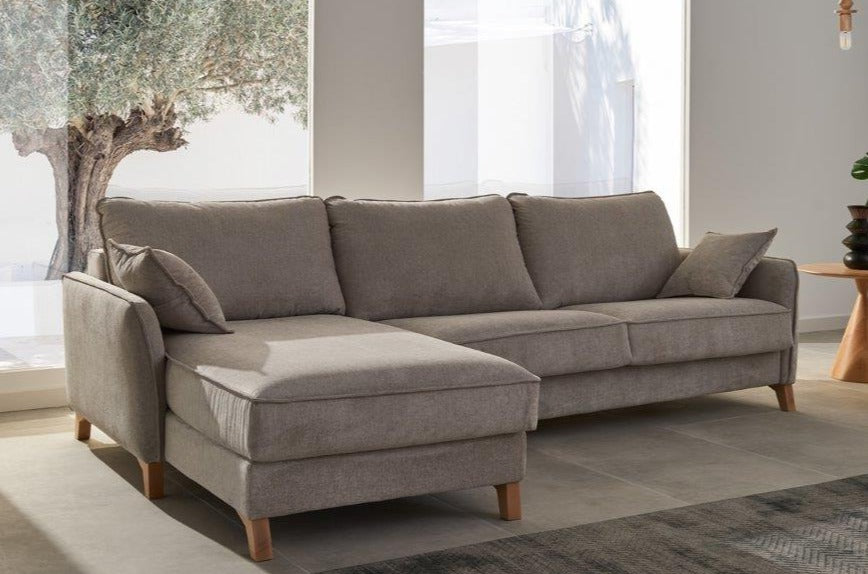 Chaiselongue cama de diseño nórdico modelo LITCHY en Aquaclean
