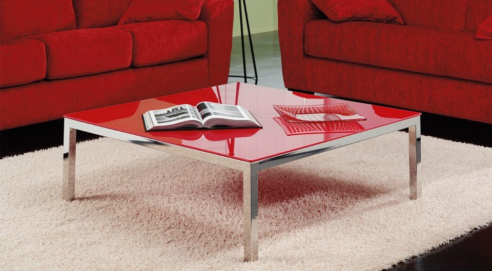 Mesa de centro Cristal Rojo