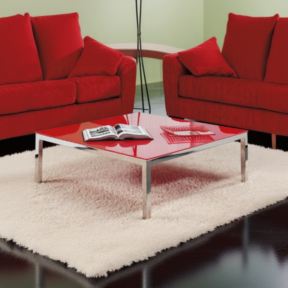 Mesa de centro Cristal Rojo