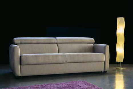 Sofá cama de diseño con sistema Italiano modelo MILFORD