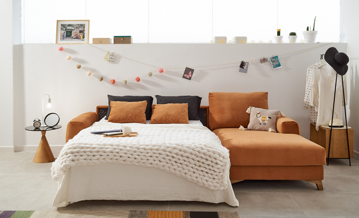 Chaiselongue cama de diseño modelo SWEDEN