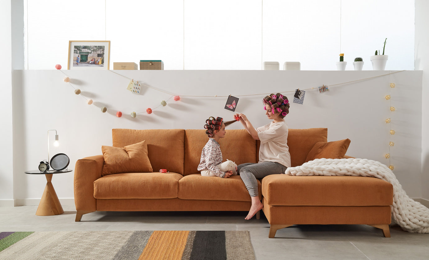 Chaiselongue cama de diseño modelo SWEDEN