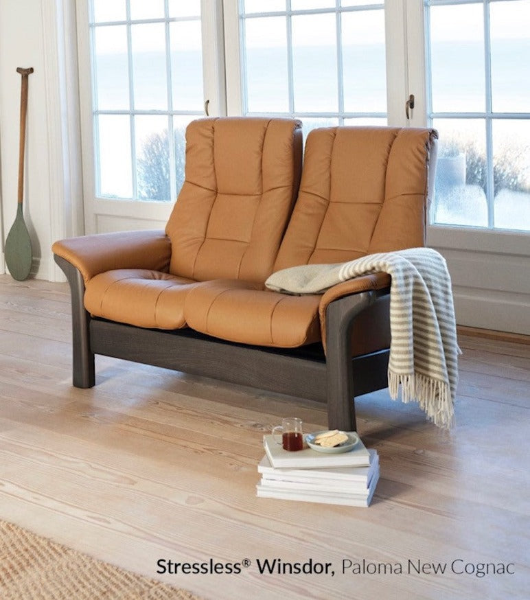 Sofá Stressless modelo WINDSOR en piel Paloma