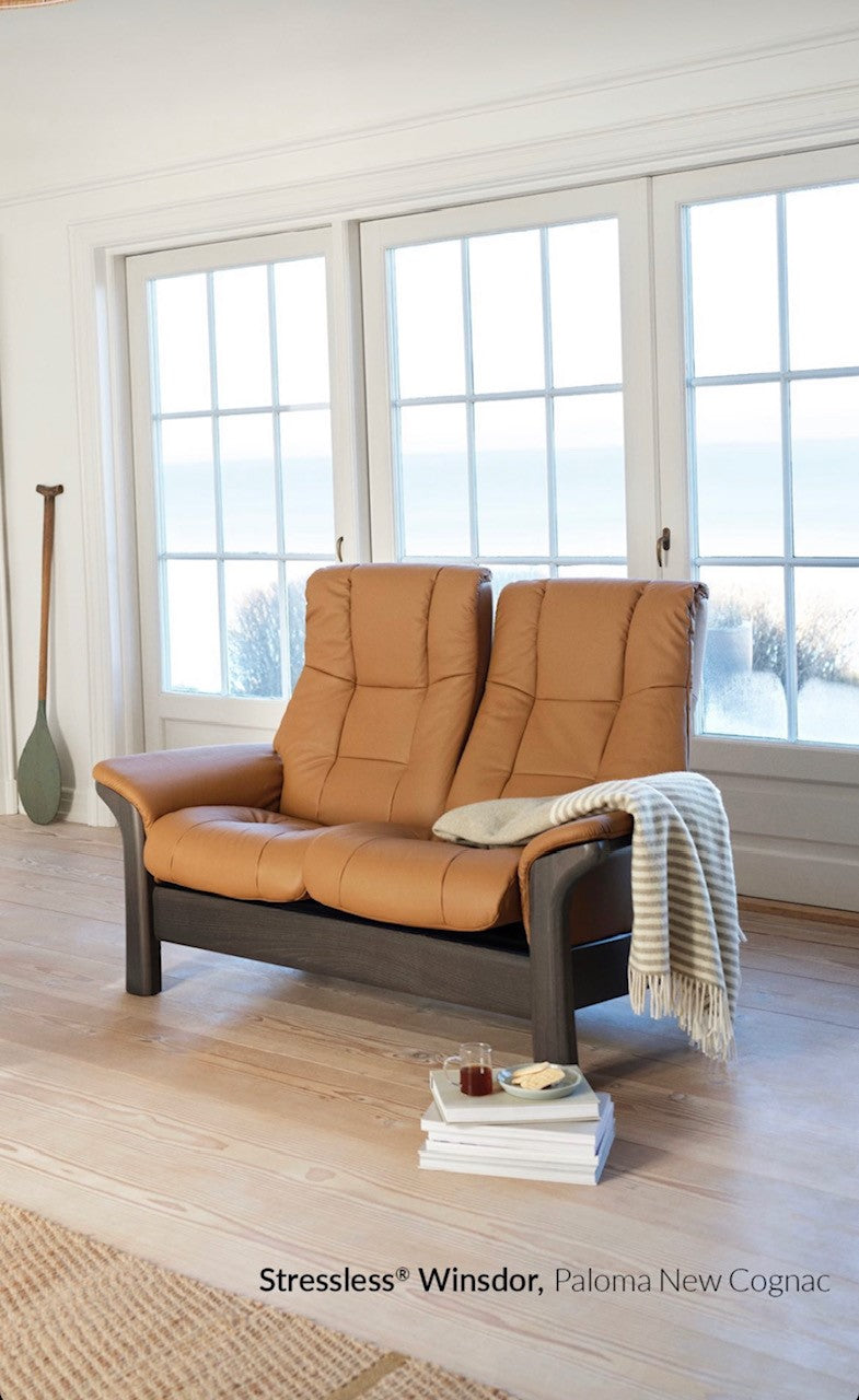 Sofá Stressless modelo WINDSOR en piel Paloma