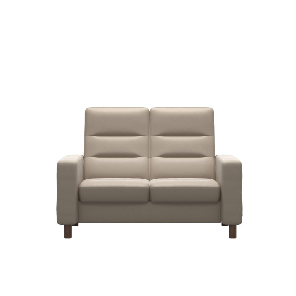 Sofá modelo WAVE Stressless® Plus System™ Brazo Ancho piel Paloma
